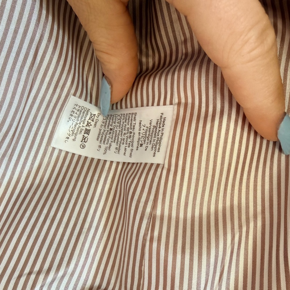 J crew NWT SIZE 2 Checked Blazer with Button Closure - Picture 4 of 6